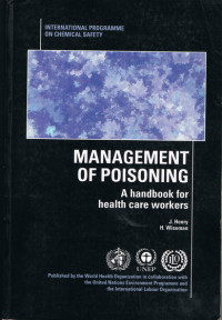 Image of MANAGEMENT OF POISONING : A handbook for health care workers