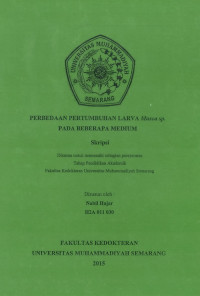 Skripsi: Perbedaan Pertumbuhan Larva Musca sp. Pada Beberapa Medium
